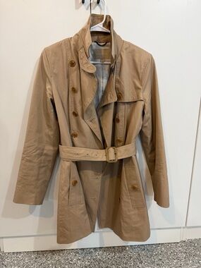 Banana Republic Beige Trench Coat with Belt